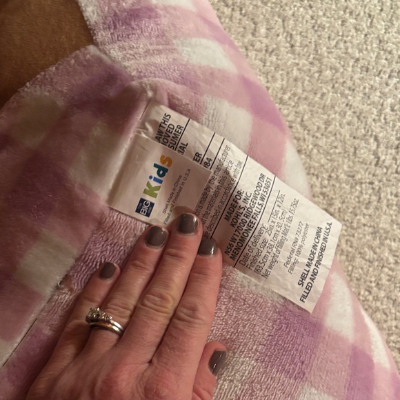 Horse Shaped back Pillow with Pink Checkered Design - Picture 6 of 8